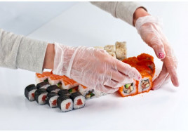 Перчатки виниловые прозрачные 50 пар XL