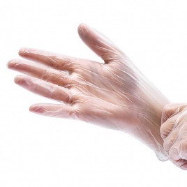 Перчатки виниловые прозрачные 50 пар XL