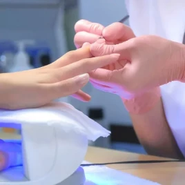 Перчатки нитриловые Aviora розовые 50 пар S, M