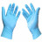Перчатки виниловые голубые 50 пар M
