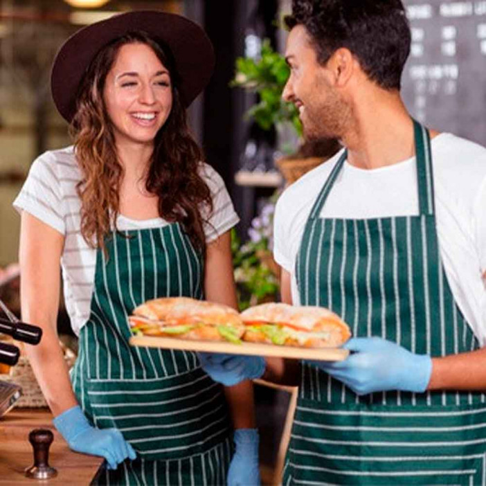 Перчатки нитриловые Nitrylex голубые 100 пар S