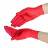 Перчатки нитриловые красные 5 пар L