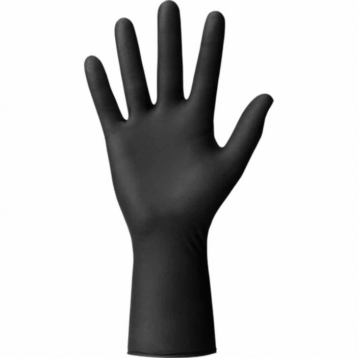 Перчатки нитриловые IDEALL Nitrile Moto особопрочные черные 50 пар M, L, XL, XXL